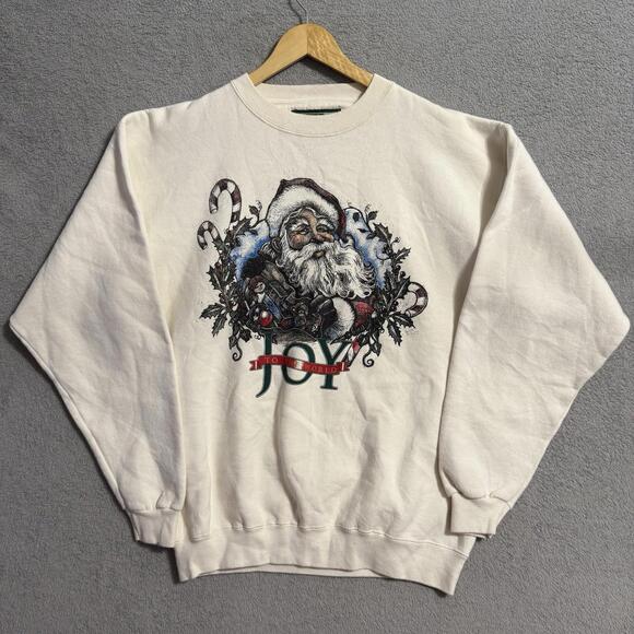 Other - Vintage Snowshoe Santa Claus Graphic Sweatshirt Men’s